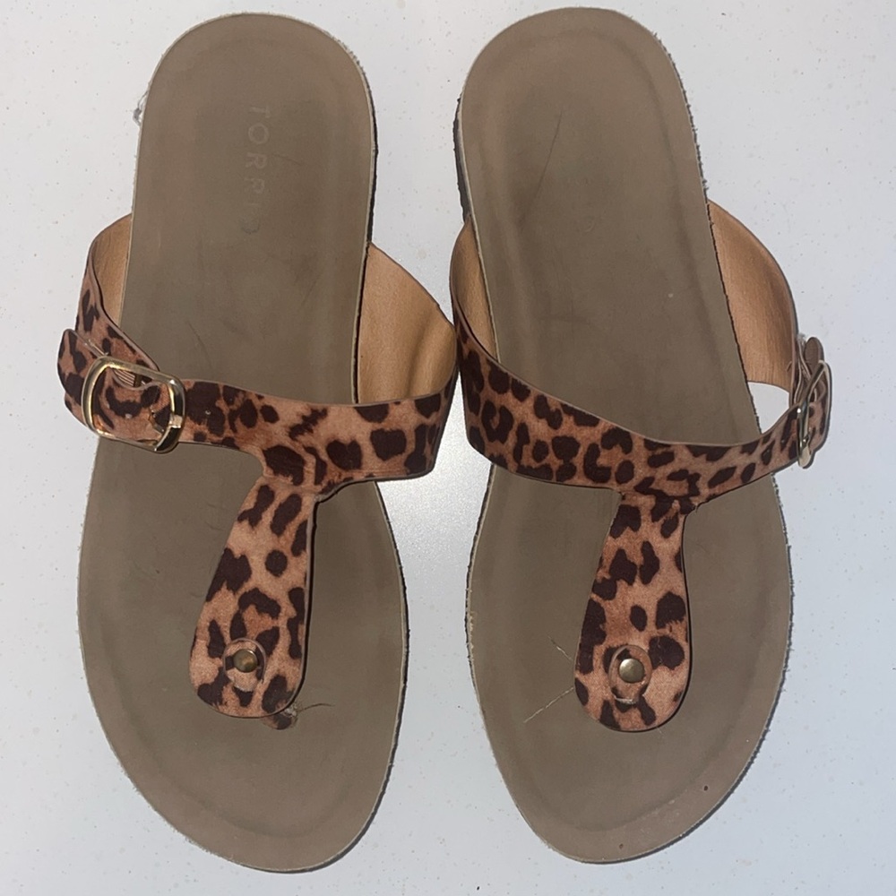 Leopard Sandals